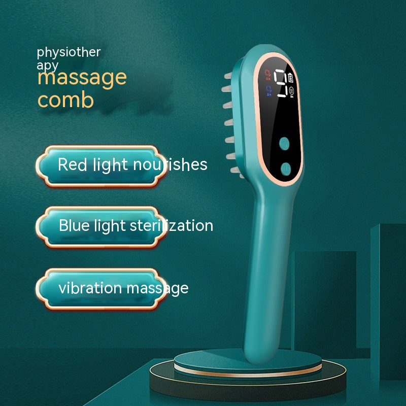 Electric Head Massager Blue Red Light