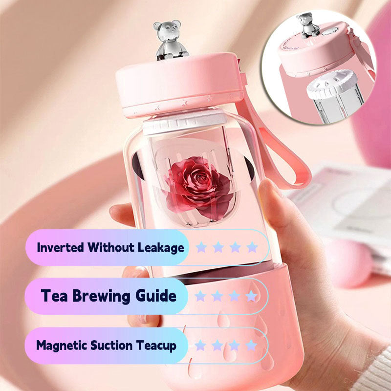 Tea Water Separation Glass Water Cup