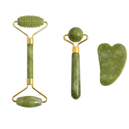 Glowgem - Jade Facial Roller Set