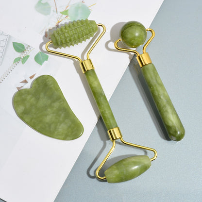 Glowgem - Jade Facial Roller Set