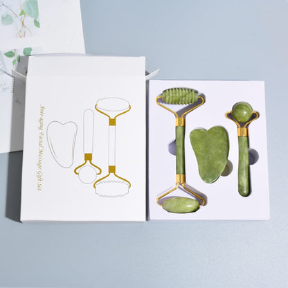 Glowgem - Jade Facial Roller Set
